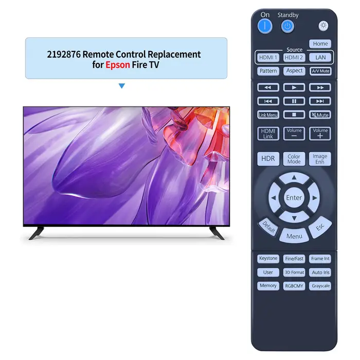 Nouveau travail de télécommande pour projecteur Epson 2198638 219863800
