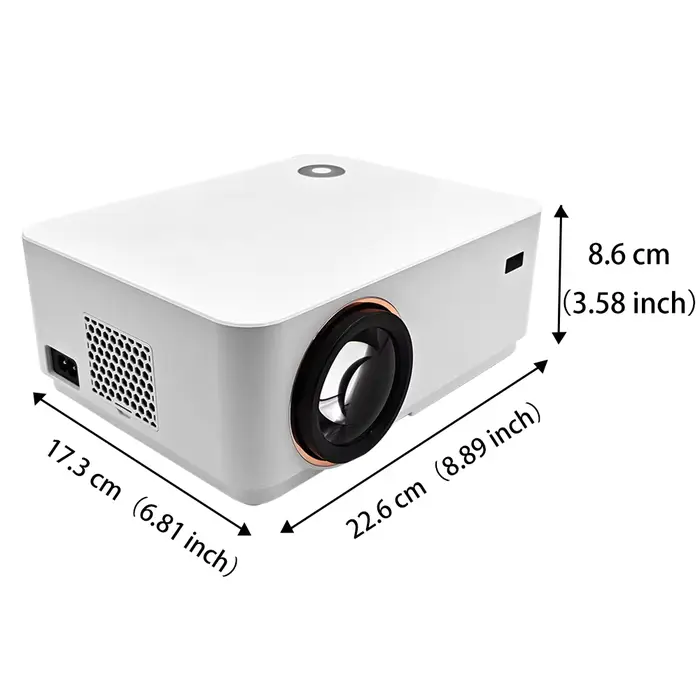 Nouveau projecteur intelligent D5 Full HD 1080P avec WiFi 5G, système d'exploitation Android, mise a