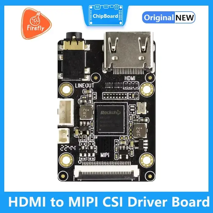 Carte de conversion de signal vidéo HDMI vers MIPI CSI 4K RK628D Firefly