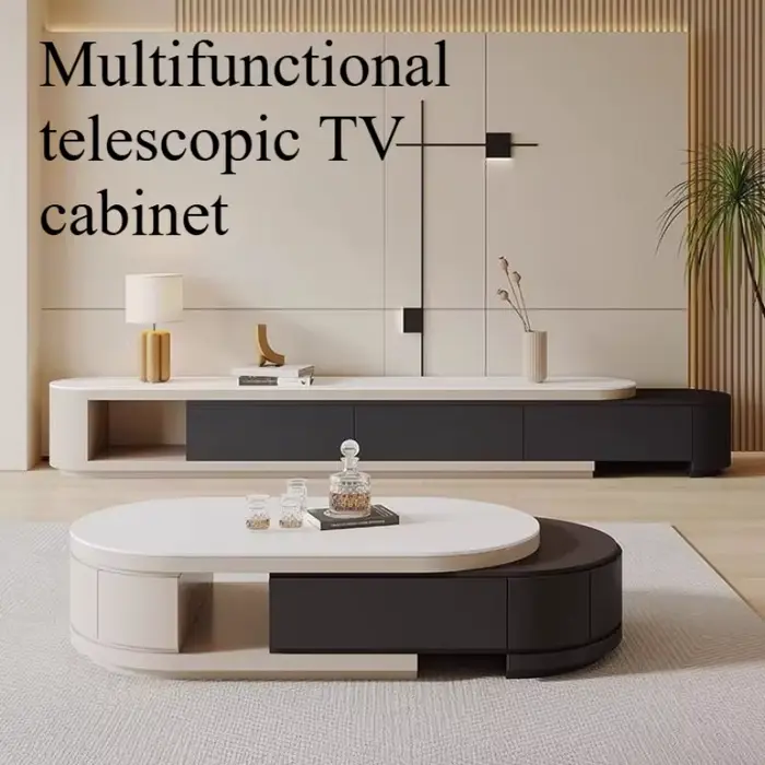Meuble TV escamotable vertical de luxe