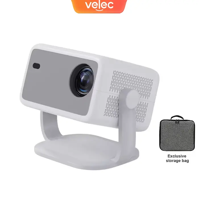 Projecteur Velec TP350 650ANSI 4K HD 1080P, certifié Netflix, mise au point automatique, Android, po