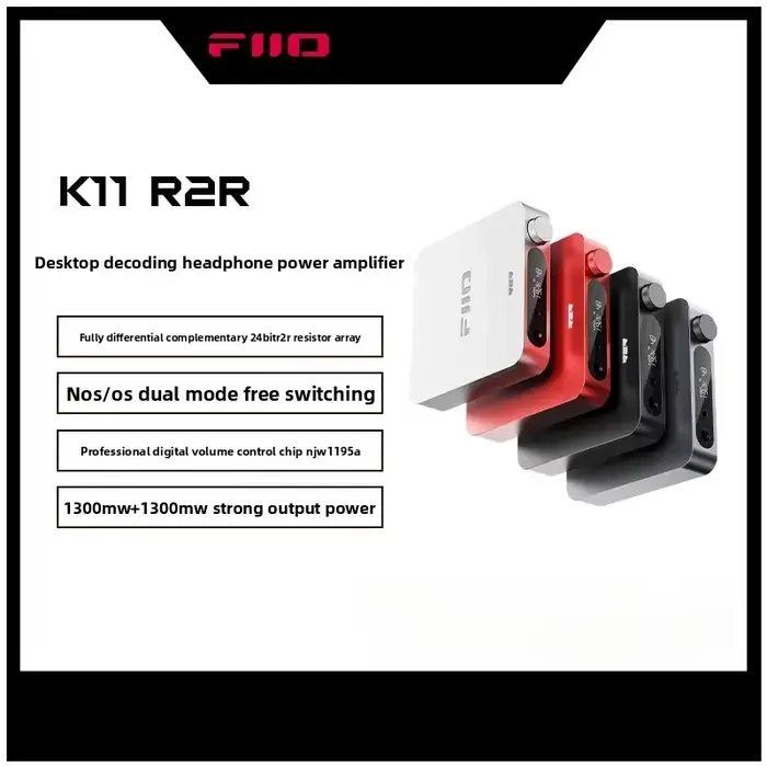 Amplificateur de casque DAC R2R de bureau FiiO K11