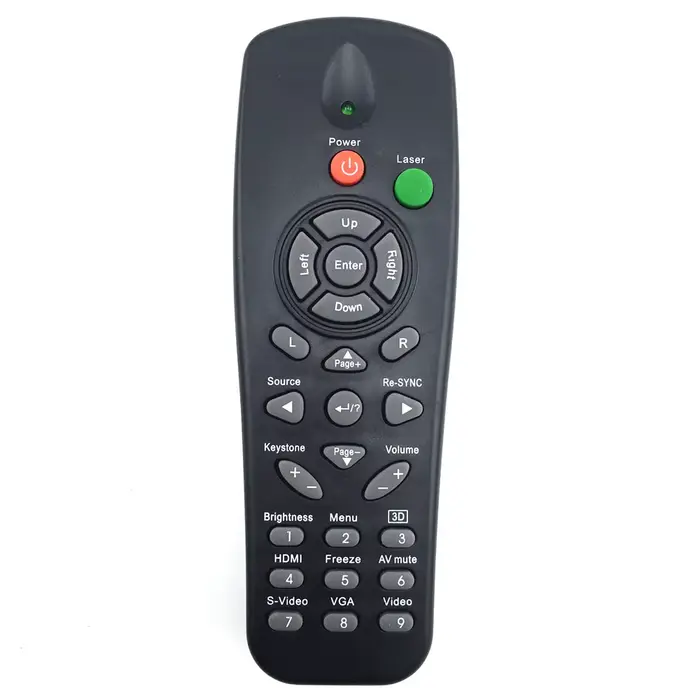 Télécommande pour budgétaire Optoma, DS322, DS317, DS316, DS219, DS216, DS211, DS306, DS671, ES530, 