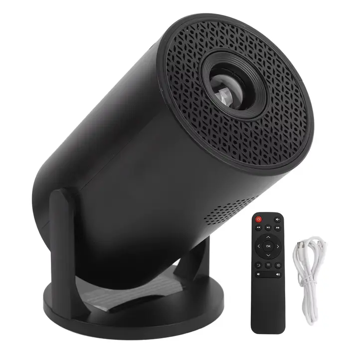 Projecteur portable avec fidélité sans fil 1080P 270 degrés réglable USB TV projecteur de film pour 