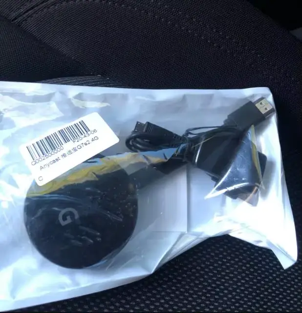 Chromecast Google Wireless WiFi mirascreen Dongle d'affichage HD compatible HDMI, streaming multiméd