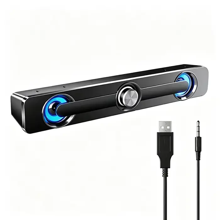 Barre de son portable avec caisson de basses