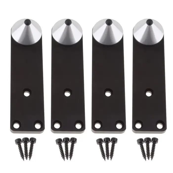 4 pièces/ensemble haut-parleurs Support de sol pointes 150mm