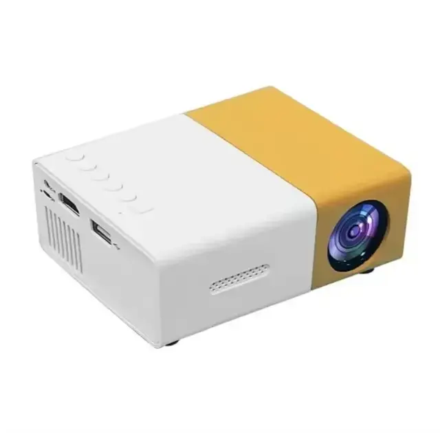 Projecteur Home Cinéma YG300, prend en charge la décodage 1080P, audio intégré, projecteur LED pour 