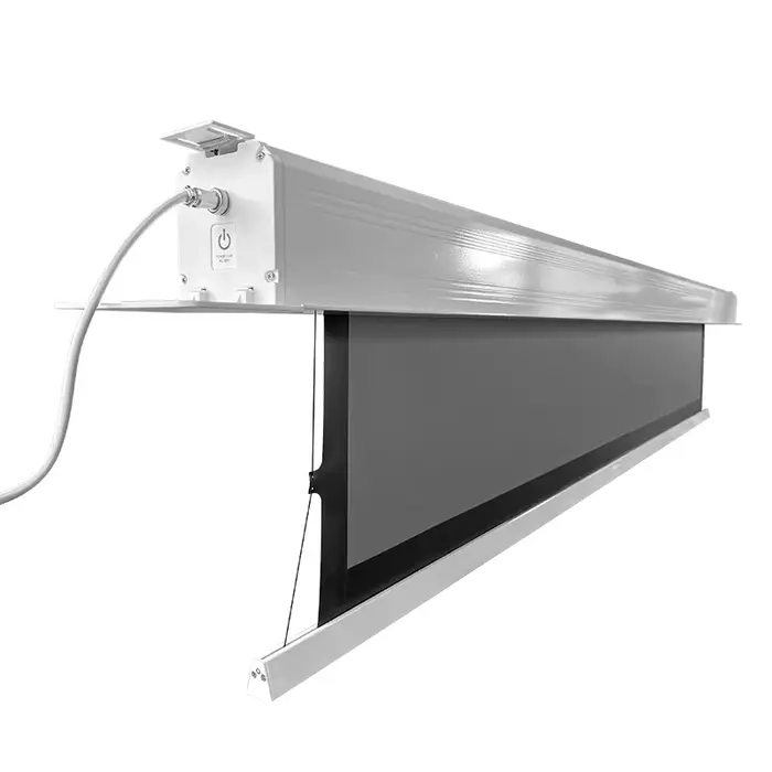 Nouvel écran de projection motorisé encastré AI intelligent pour plafond