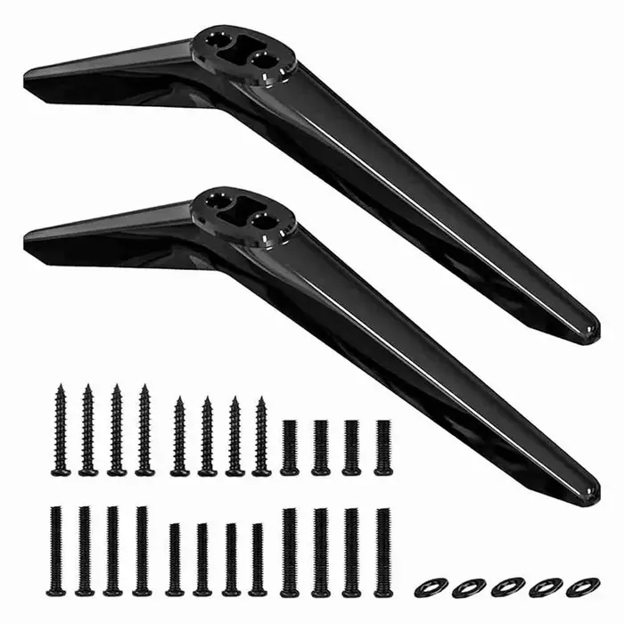 Pieds de support TV de remplacement avec vis, pieds TV TCL, 28 ", 32", 40 ", 43", 49 ", 50", 55 ", 6