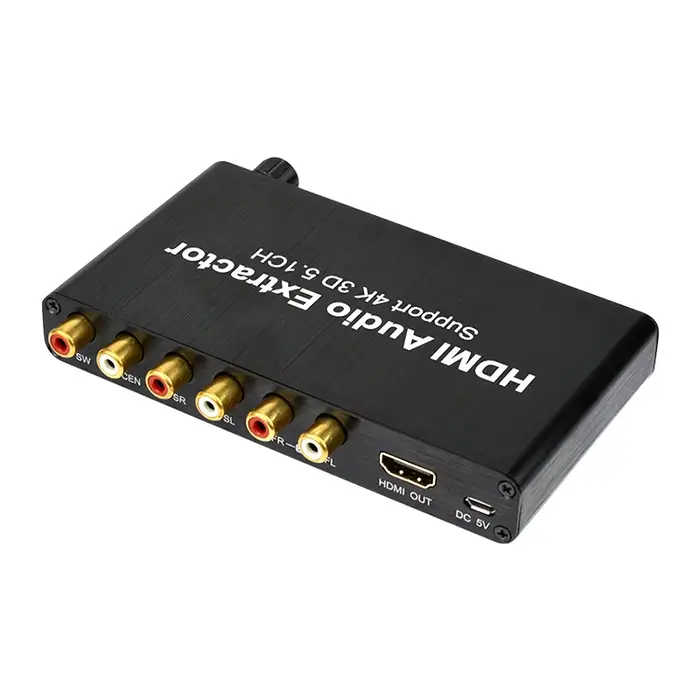Extracteur Audio ARC, adaptateur convertisseur DAC, optique numérique SPDIF Coaxial vers analogique 
