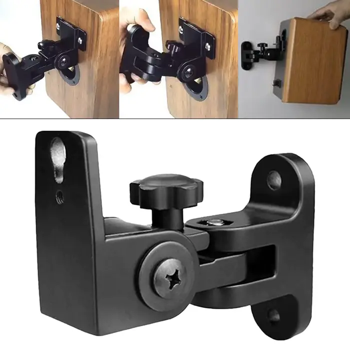 Support mural pour haut-parleur vertical 120 °   Horizontal 180 ° Réglage, support de montage robust
