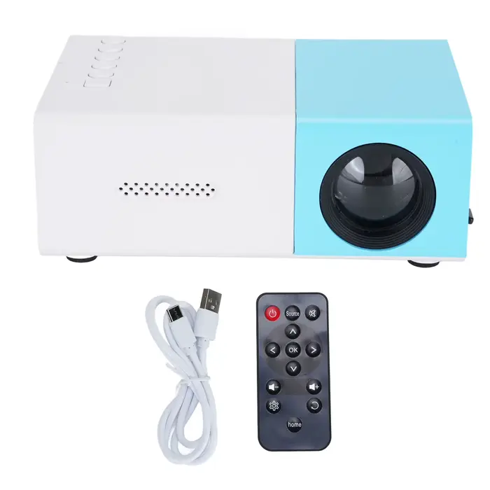 Projecteur de film extérieur HD 1080P 6000lm, écran filaire sans fil, miroir, écran 100 pouces, peti