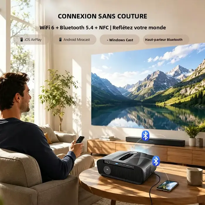 A9T Projecteur 4K Home Cinéma