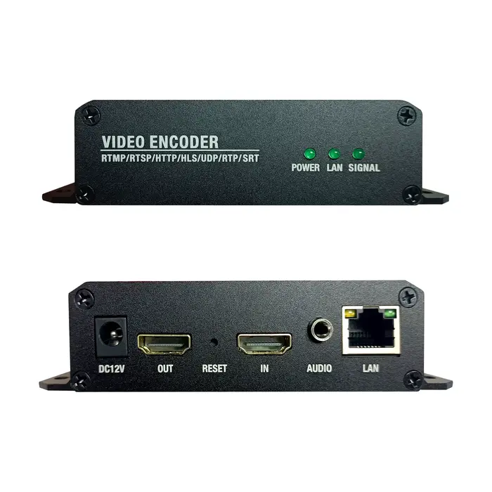 Encodeur HDMI vers IP, sortie vidéo en boucle HD, encodeur vidéo HEVC H.265 H.264, diffusion en dire
