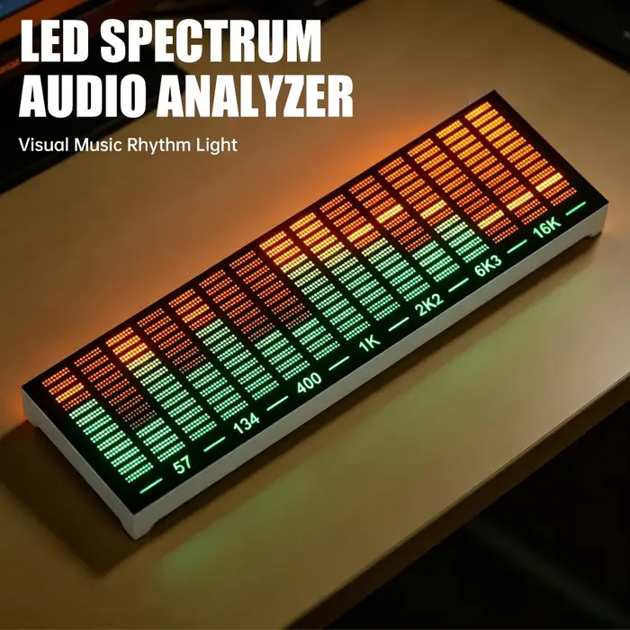 Lampe visualisatrice audio LED à haute sensibilité