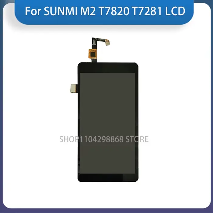 Écran noir 100% testé pour SUNMI M2 T7820 T7281 écran LCD avec écran tactile numériseur assemblage c