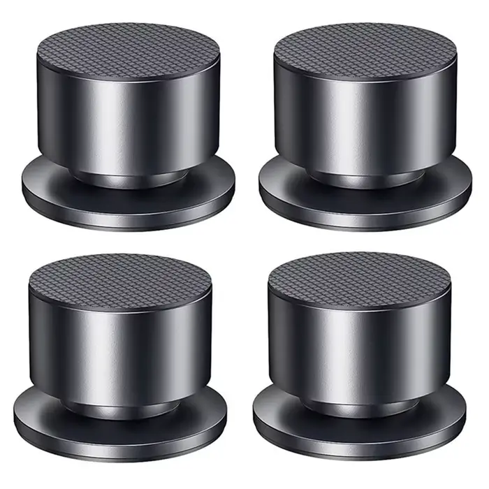 Pointes de haut-parleur en aluminium AED6, coussinet à ressort d'amortissement des chocs pour haut-p