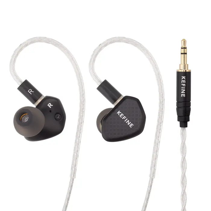 Angelears Audio Kefine Klean Écouteurs intra-auriculaires Hi-Fi avec transducteur dynamique à diaphr