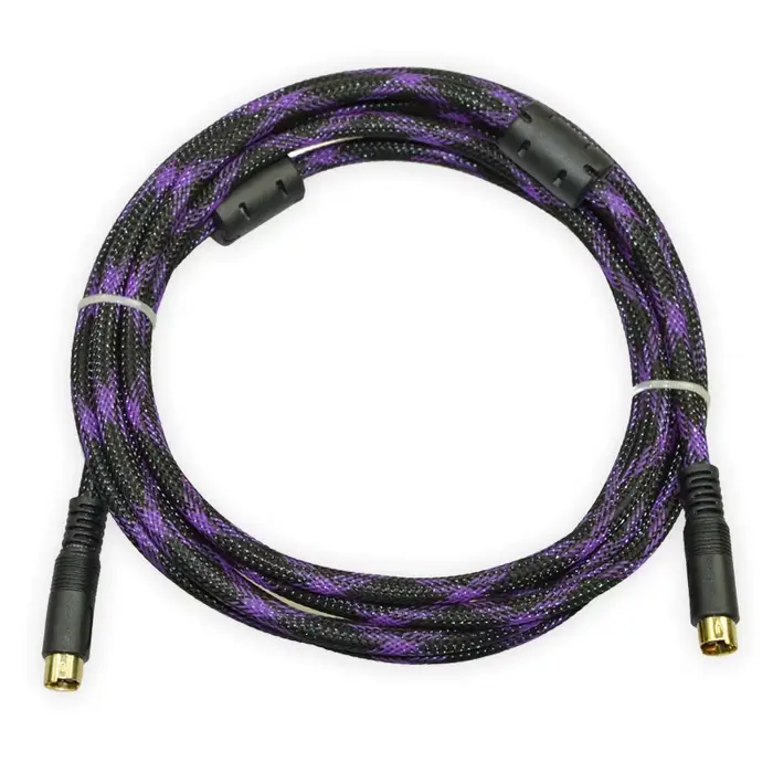 Câble s-vidéo S ligne vidéo 4 broches 4P mâle à mâle M/M sortie TV vidéo pour TV HDTV DVD magnétosco