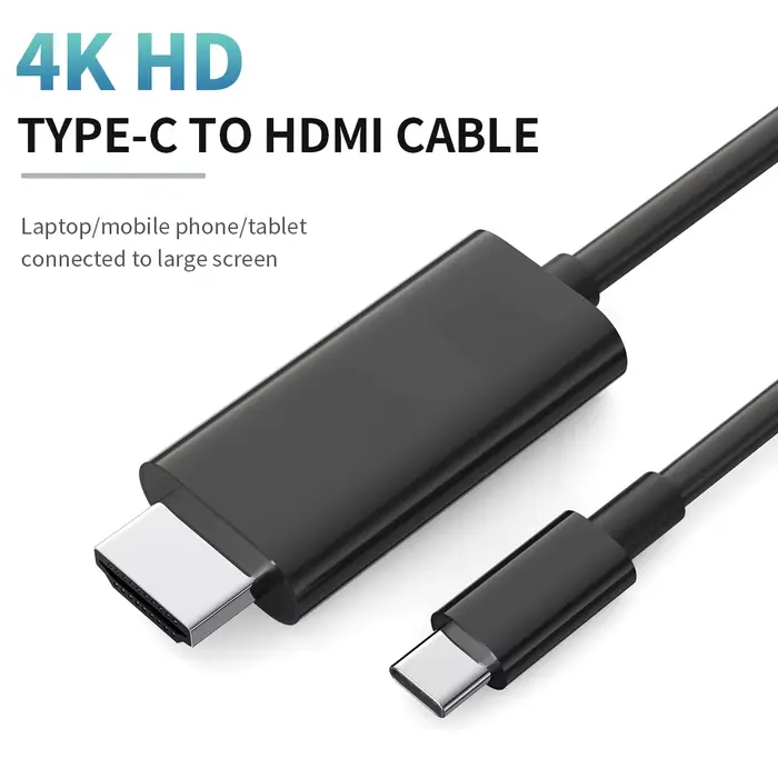 Câble haute définition de type C vers HDMI