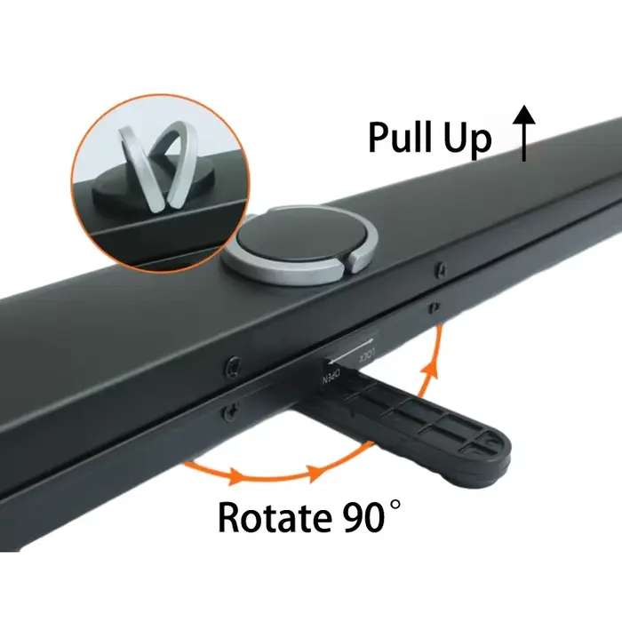 Écran de Projection Portable 50 pouces 4:3