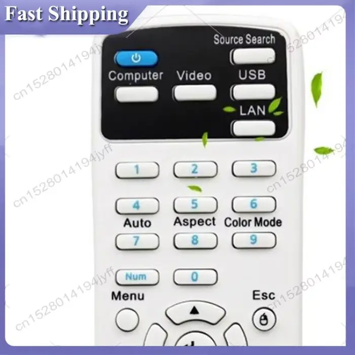 -ABDH pour remplacement de télécommande de projecteur EPSON pour la série EB (code modèle: 21181788)