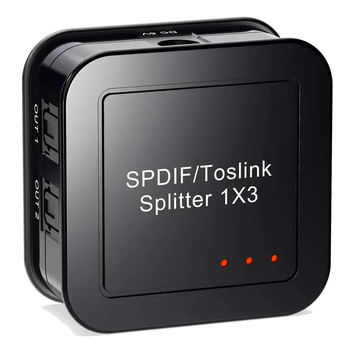 Répartiteur audio optique numérique 1 bery, séparateur audio à fibre optique, éventuelles DIF TOSLIN