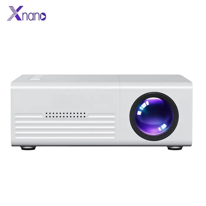 Mini projecteur Xnano Q1 1080P, projecteur vidéo LED portable, mise en miroir de l'écran, cinéma mai