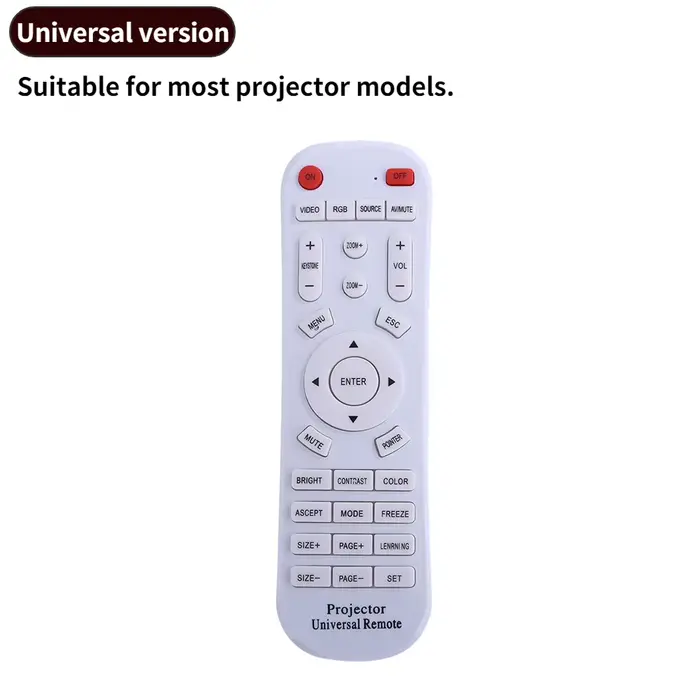Télécommande de projecteur universelle, pour EPSON INFOCUS, SONY, BENQ, ACER, SANYO, NEC, SAMSUNG, r
