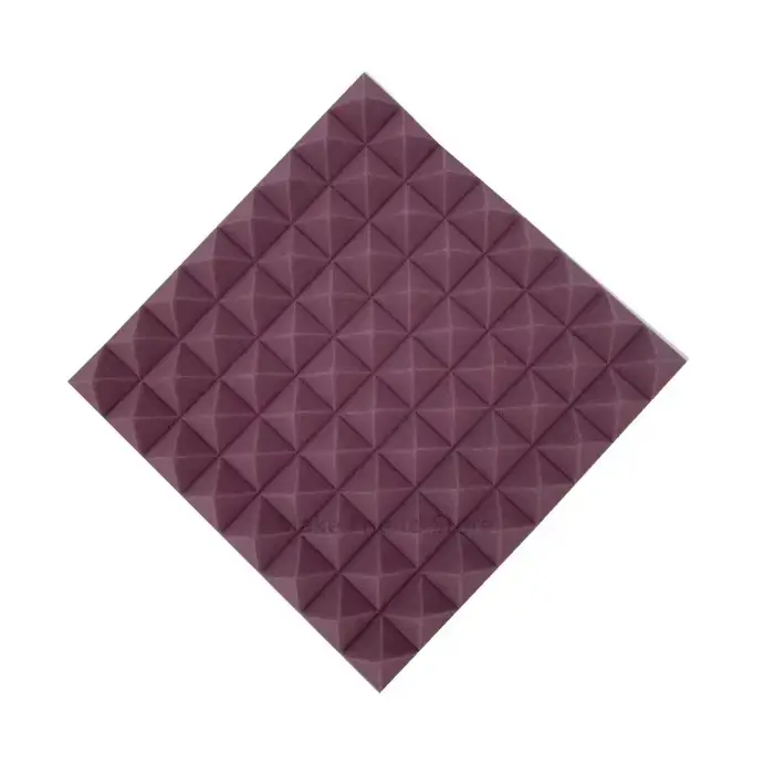 Paquet de 6 50x50x5cm Studio pyramide mousse acoustique insonorisée mousse Absorption acoustique iso