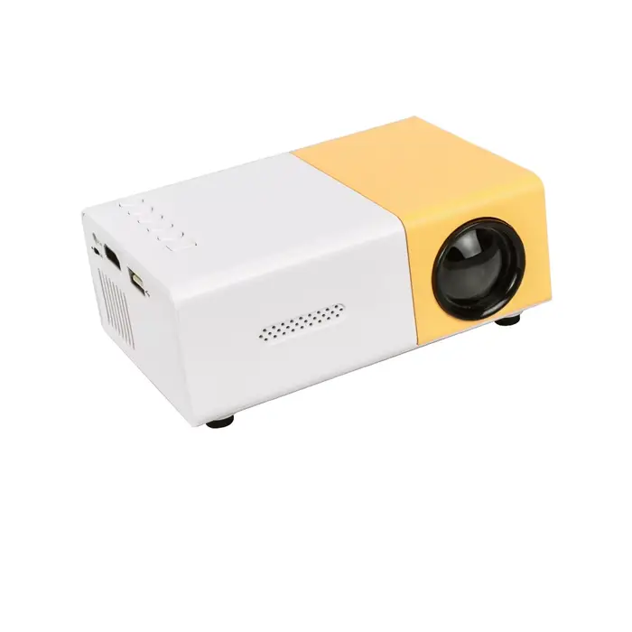 Projetor Portable Mini SALANGE, 600 Lumens, LCD, HDMI, Haut-Parleurs Intégrés, Petit pour Affichage 