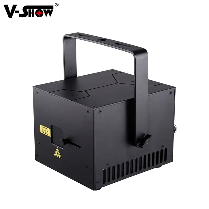 VSHOW 10W RGB Animation Silnet sans ventilateur Satge lumière Programmable projecteur Dj