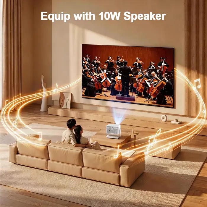 Projecteur PROGAGA PG370 MAX 1080P Full HD pour films