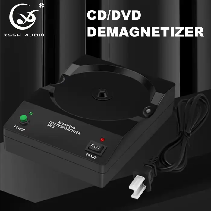 XSSH-Démagnétiseur audio CD/DVD SH-3 disc, nouvelle version améliorée HIFI, conduit de CD acoustique