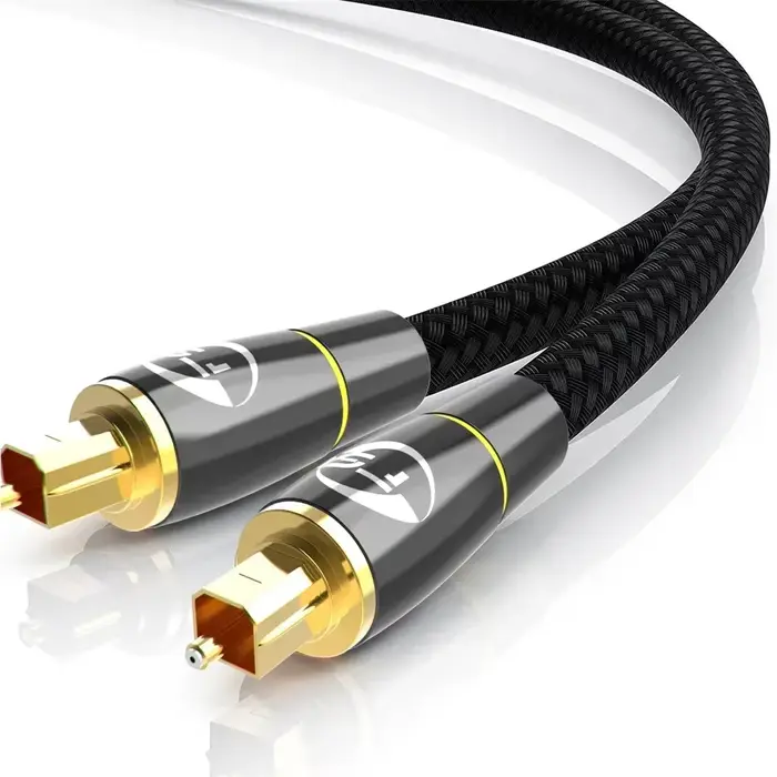 FSU HIFI 5.1 câble Audio optique numérique Toslink 1m 2m 3m 10m câble Coaxial SPDIF pour TV lecteur 