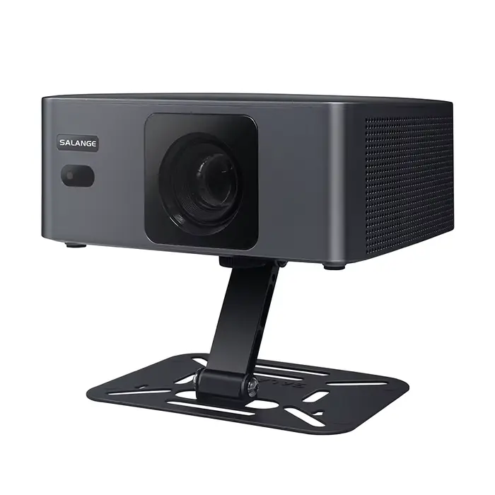 Salange Nouveau projecteur intelligent Android 14 5G Wifi6 Bluetooth Mini projecteur Home Cinéma Thé