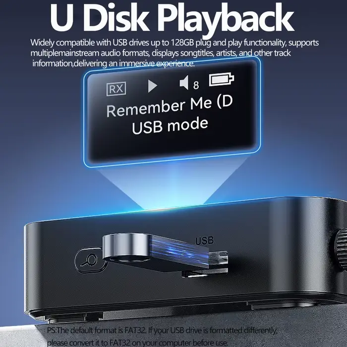 Tebe OLCD – récepteur et émetteur Audio Bluetooth 6.0/5.2