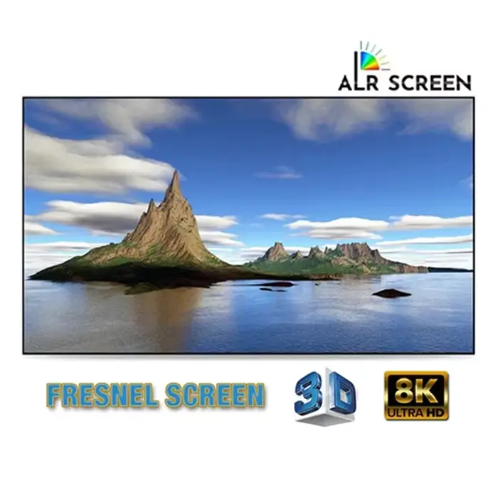 Yovanxer ALR Fresnel 5.0 Pro écran de Projection à cadre fixe rejetant la lumière ambiante pour proj