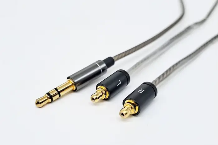 Nouveau!! Câble Audio plaqué argent pour Sennheiser