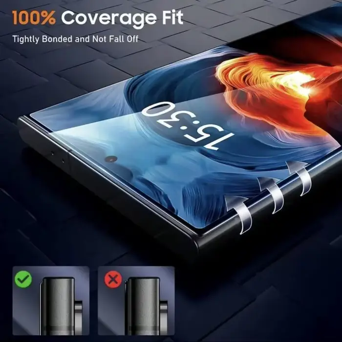 Protection d'écran complète pour Samsung Galaxy S26 S25 S24 Ultra S23 S22 Plus FE Edge