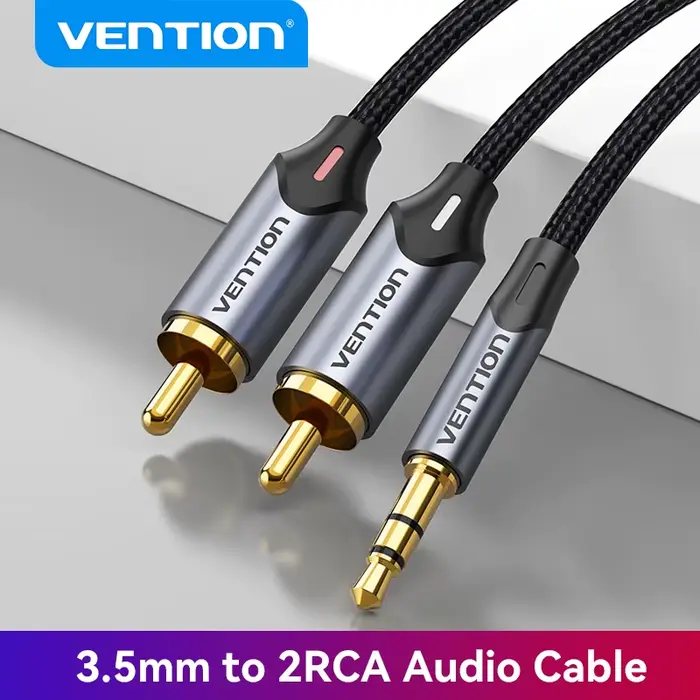 Vention RCA Cable 3.5mm à 2RCA Splitter RCA Jack 3.5