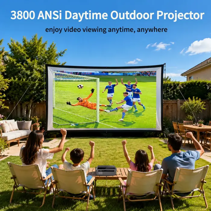 Projecteur 4K 3800 ANSI Android Smart TV avec mise au point automatique