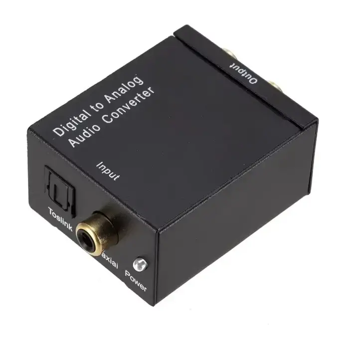 Convertisseur Audio Coaxial vers analogique à Fiber numérique Hi-Fi