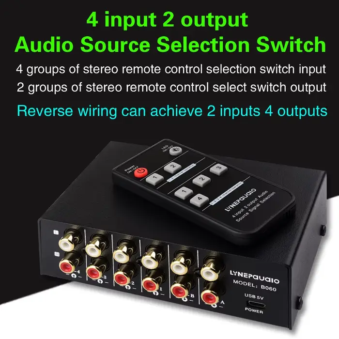 Commutateur de sélection de signal audio