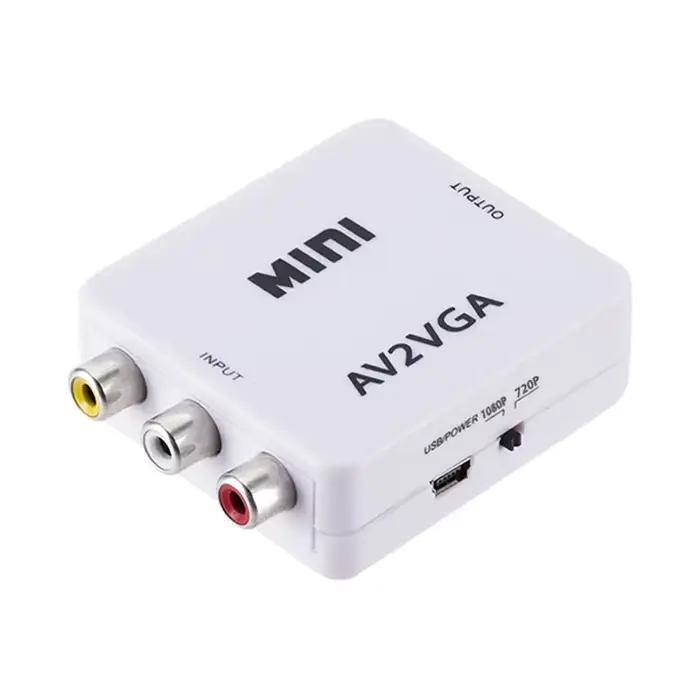 Convertisseur AV vers VGA 1080P
