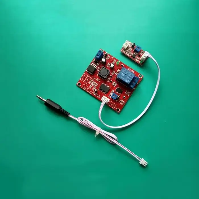 Taidacent 24V Audio Signal Input Trigger Relay Sound Sensor Delay Relay Control Sound Switch Circuit