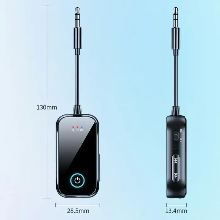 Transmetteur et récepteur Audio Bluetooth 5.4 2 en 1, adaptateur Audio Aux sans fil 3.5mm, transmett