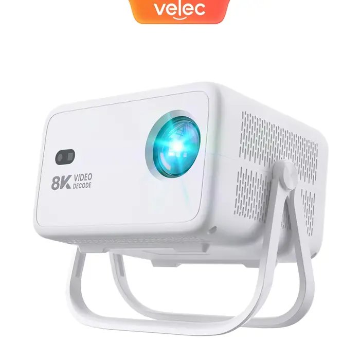 Projecteur de décodage vidéo Velec 8K TP350 650 ANSI 1080P mise au point automatique Android 14 H726