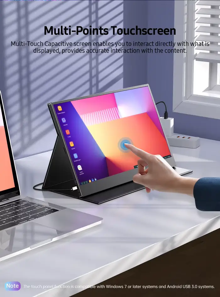 UPERFECT Touch E7 Écran tactile portable de 15